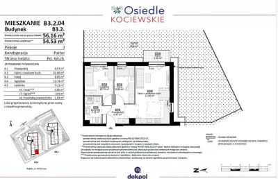 Mieszkanie na sprzedaż 54,53m2 - Rokitki – zdjęcie 14