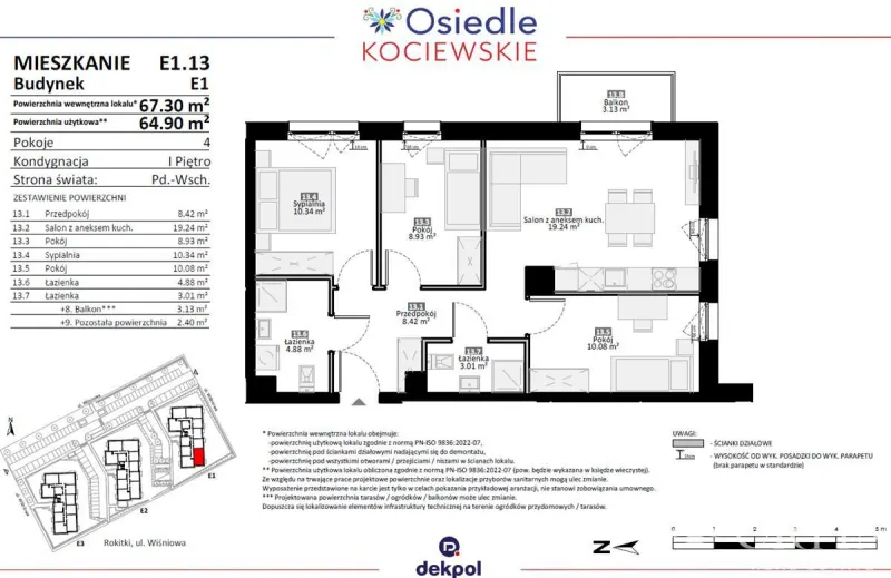 Wohnung zum Kauf 64,9 m² – Rokitki – Foto 14