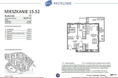 Mieszkanie na sprzedaż 56,07m2 w Gdańsku Orunia Górna - Gdańsk Południe – zdjęcie 11