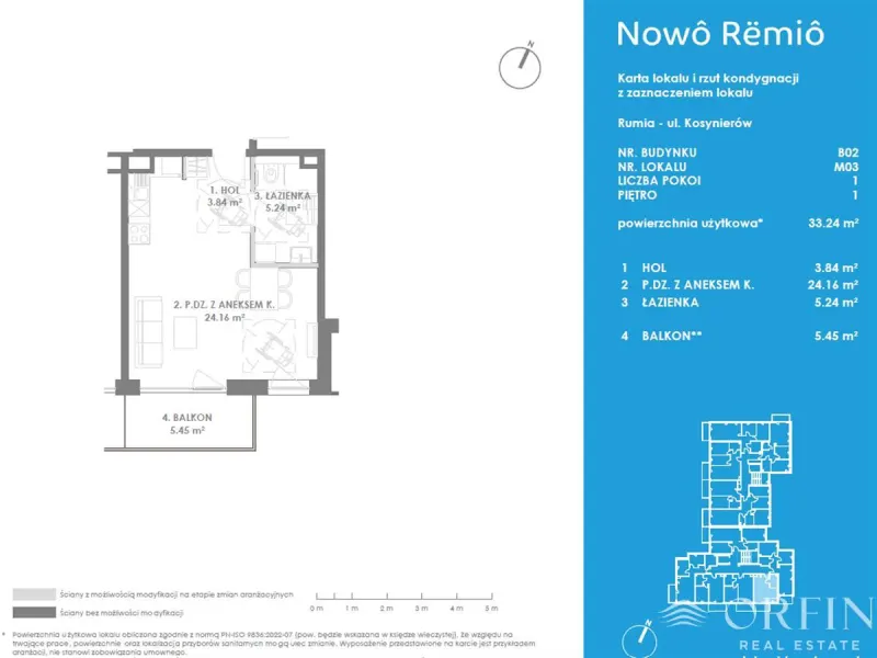 Mieszkanie na sprzedaż 33,24m2 w Rumi – zdjęcie 6
